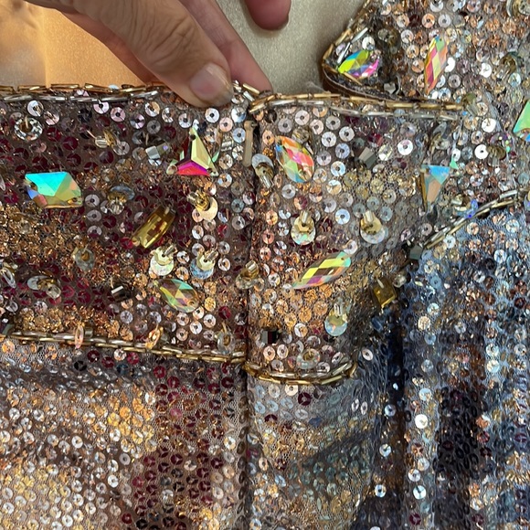 Beautiful MAC Duggal GOWN 12 new - Picture 9 of 9